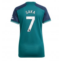 Camisa de Futebol Arsenal Bukayo Saka #7 Equipamento Alternativo Mulheres 2023-24 Manga Curta